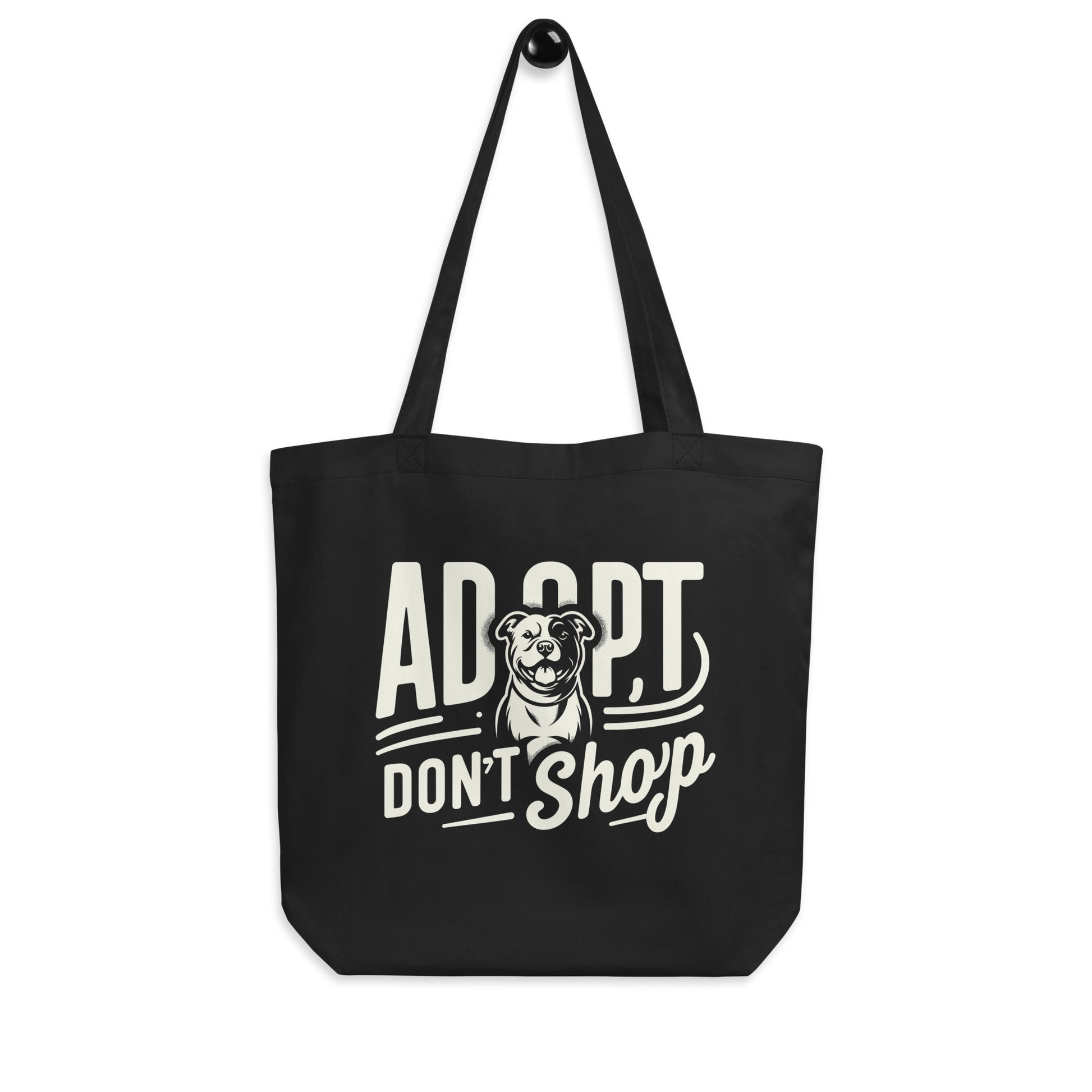 "Adopt, Don't Shop" Pitbull Tote Bag - Pittie Choy