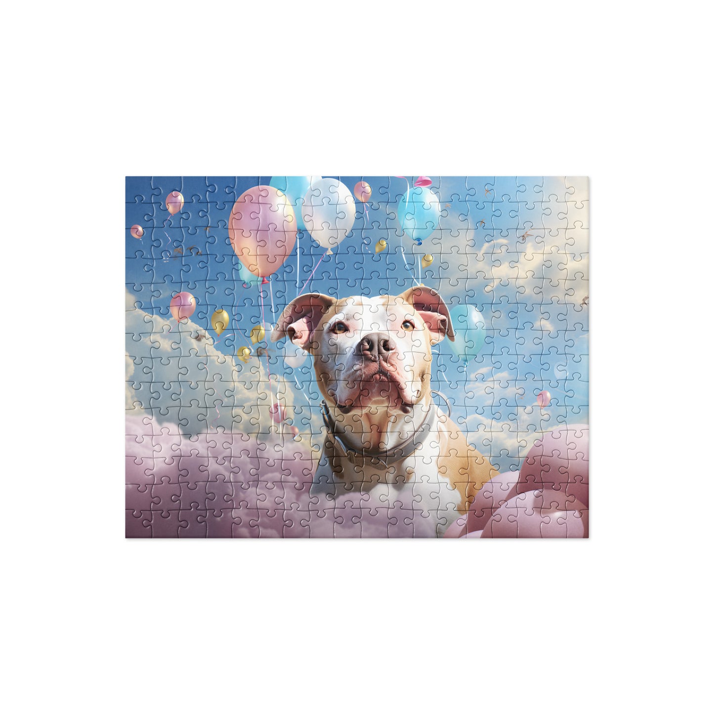 Pitbull Jigsaw Puzzle - "Up, Up and Away" - Pittie Choy