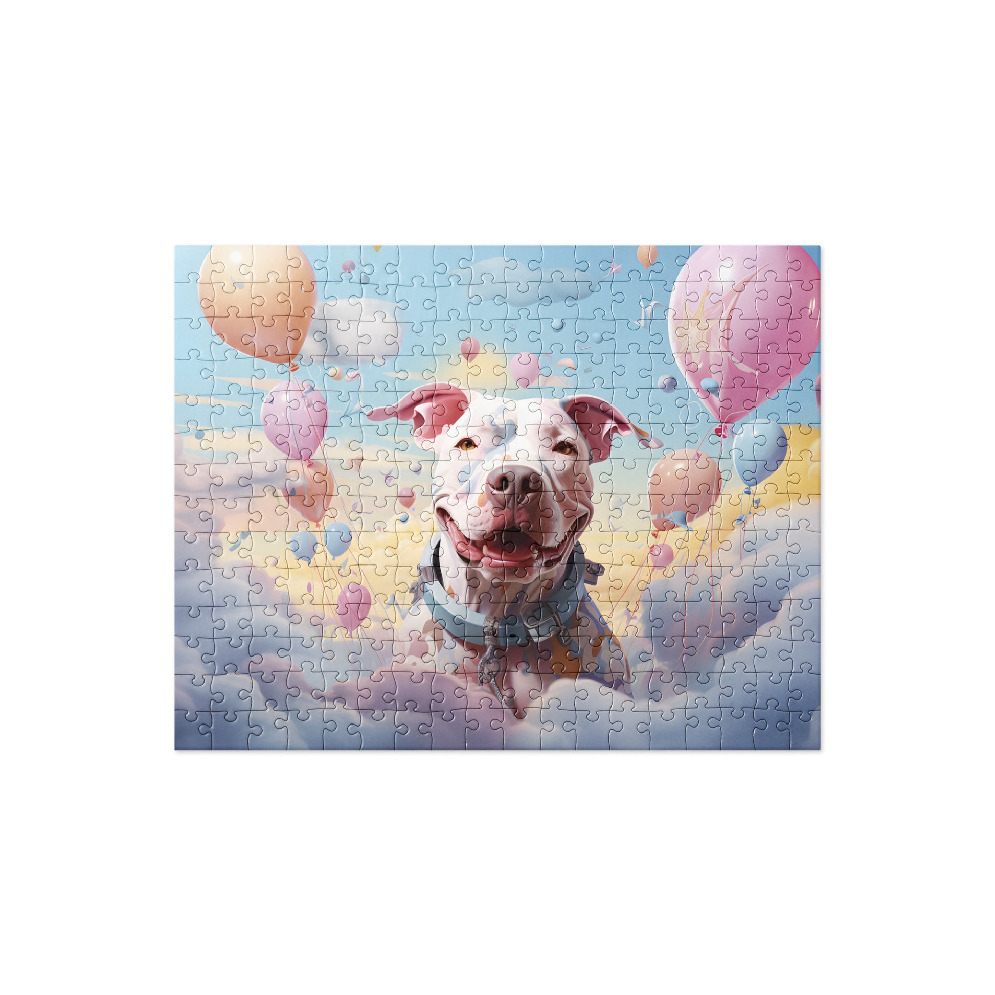 Pitbull Jigsaw Puzzle - "Smiles in the Sky" - Pittie Choy