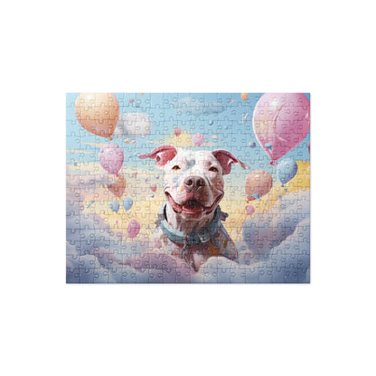 Pitbull Jigsaw Puzzle - "Smiles in the Sky" - Pittie Choy