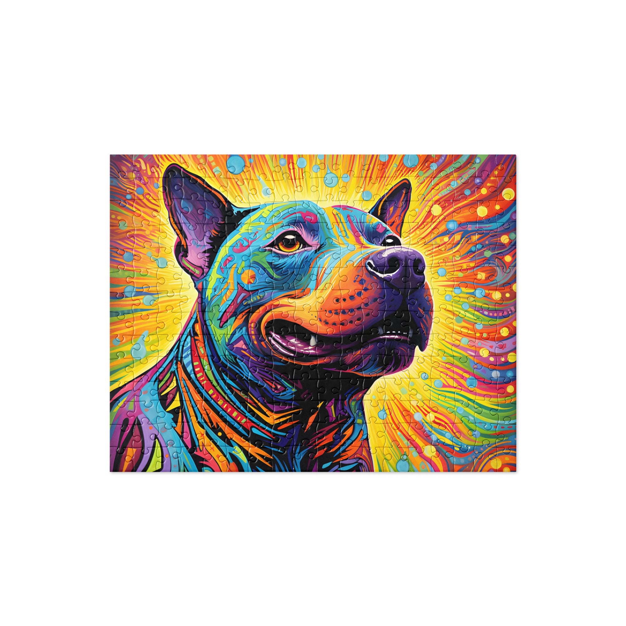 Pitbull Jigsaw Puzzle - Radiant Rex | Pittie Choy