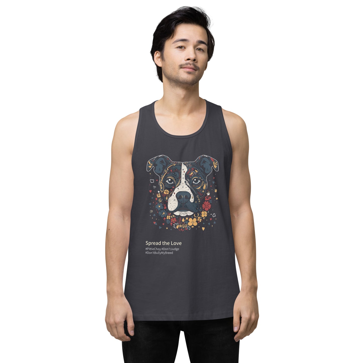 "Spread The Love" Men's Tank Top - Pittie Choy