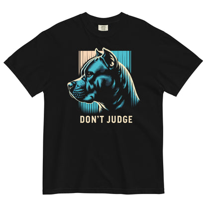 Profile Prowess 'Don't Judge' Unisex Pitbull T-Shirt - Pittie Choy