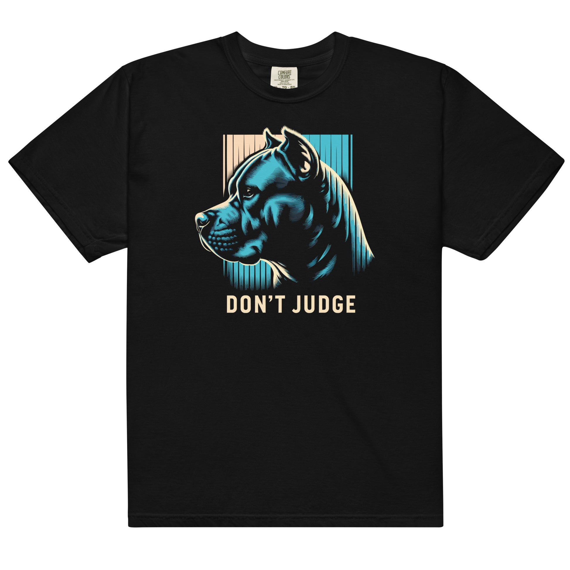 Profile Prowess 'Don't Judge' Unisex Pitbull T-Shirt - Pittie Choy