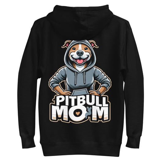 Pitbull Mom Cozy Hoodie - Pittie Choy