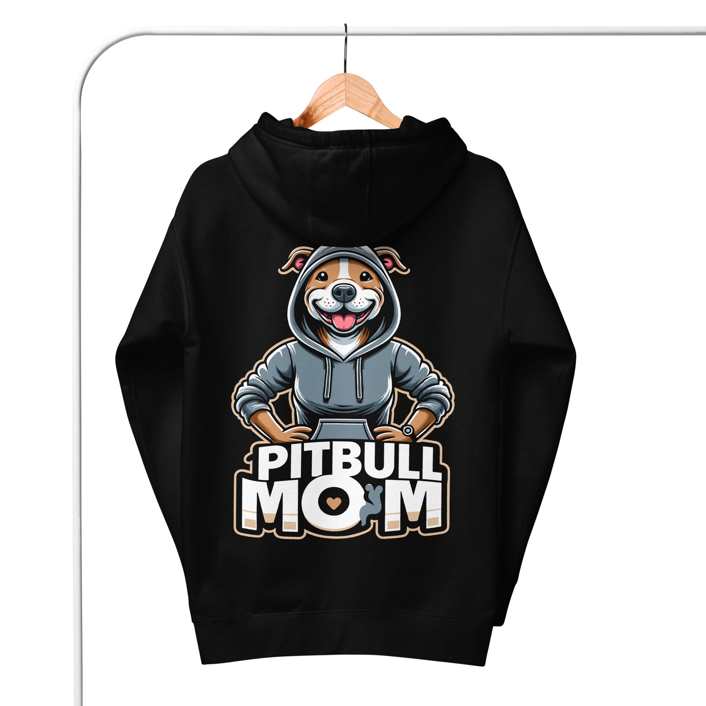 Pitbull Mom Cozy Hoodie - Pittie Choy