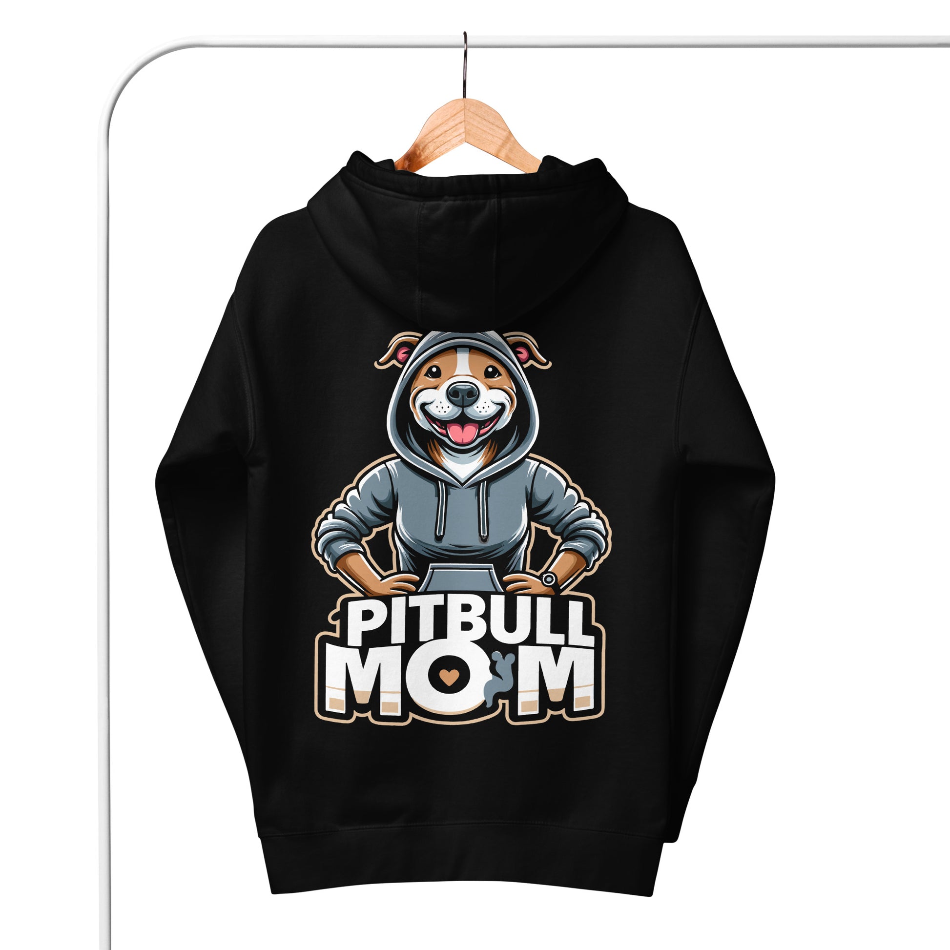 Pitbull Mom Cozy Hoodie - Pittie Choy