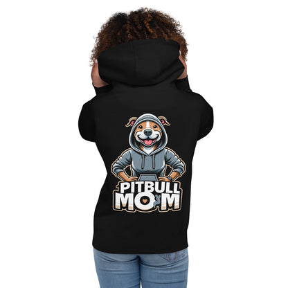 Pitbull Mom Cozy Hoodie - Pittie Choy