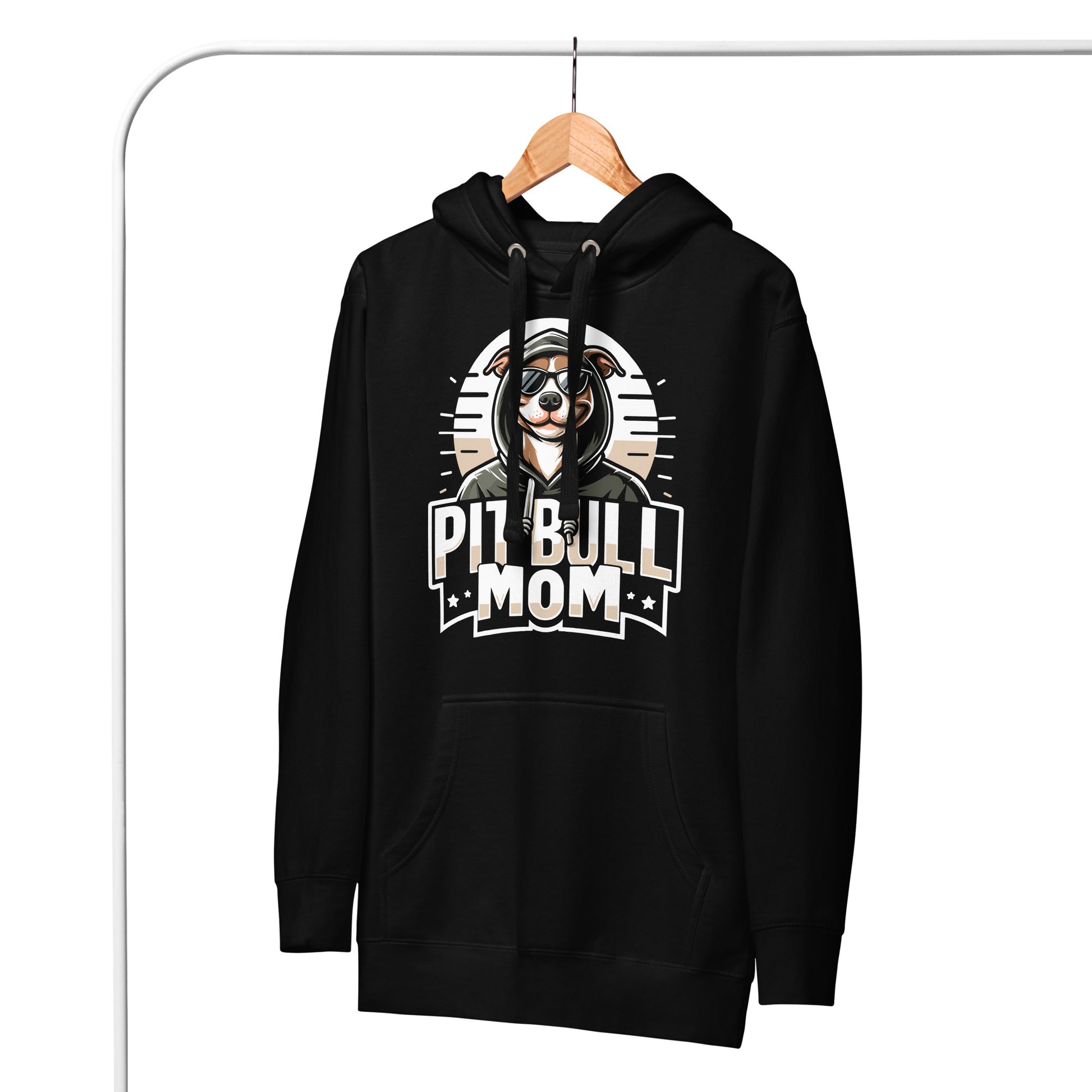 Pitbull Mom - Iconic Hoodie - Pittie Choy