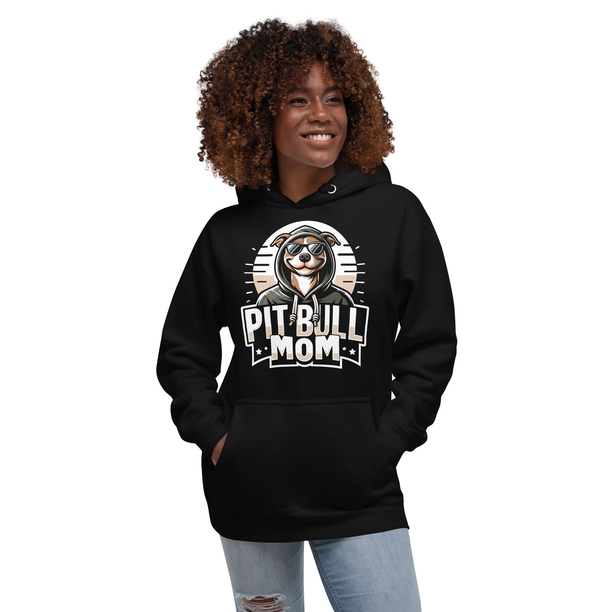 Pitbull Mom - Iconic Hoodie - Pittie Choy