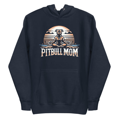 "Sunset Companion" - Pitbull Mom Hoodie - Pittie Choy