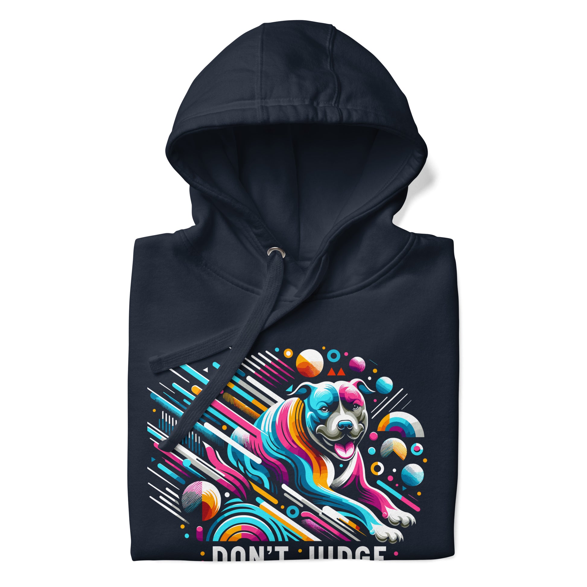 "Galactic Paws" - Cosmic Don't Judge Pitbull Hoodie - Pittie Choy