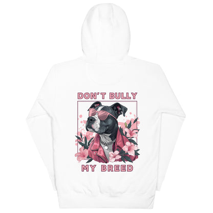 Don't Bully My Breed Floral Pitbull Hoodie – Blossom with Advocacy - Pittie Choy