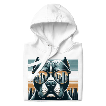 Cool Canine 'Don't Judge' Unisex Pitbull Hoodie - Pittie Choy