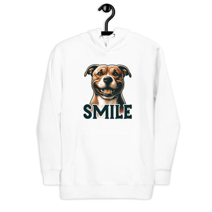 Cheerful Canine 'SMILE' Pitbull Hoodie - Pittie Choy