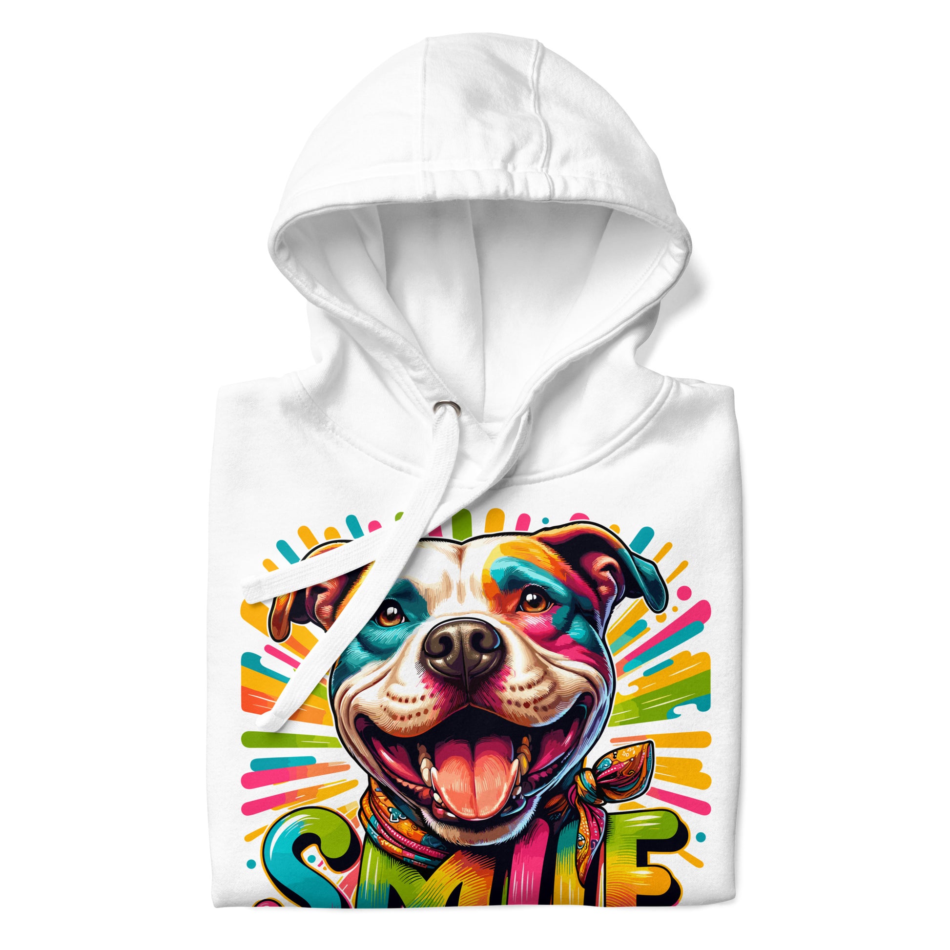 Radiant Joy 'SMILE' Pitbull Hoodie - Pittie Choy