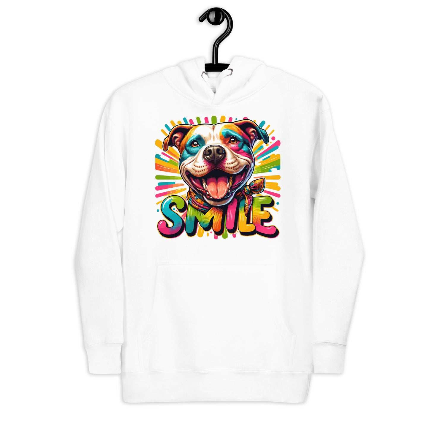 Radiant Joy 'SMILE' Pitbull Hoodie - Pittie Choy