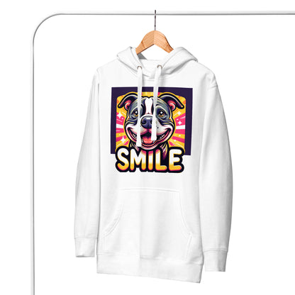 Beaming Buddy 'SMILE' Pitbull Hoodie - Pittie Choy