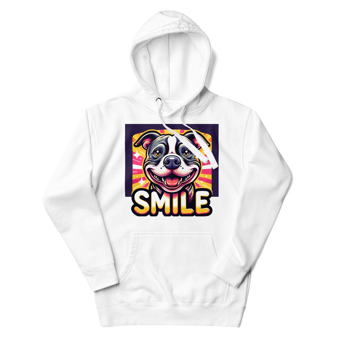 Beaming Buddy 'SMILE' Pitbull Hoodie - Pittie Choy