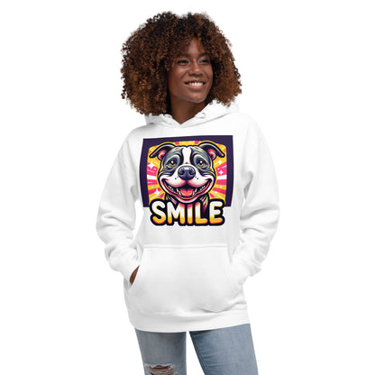 Beaming Buddy 'SMILE' Pitbull Hoodie - Pittie Choy