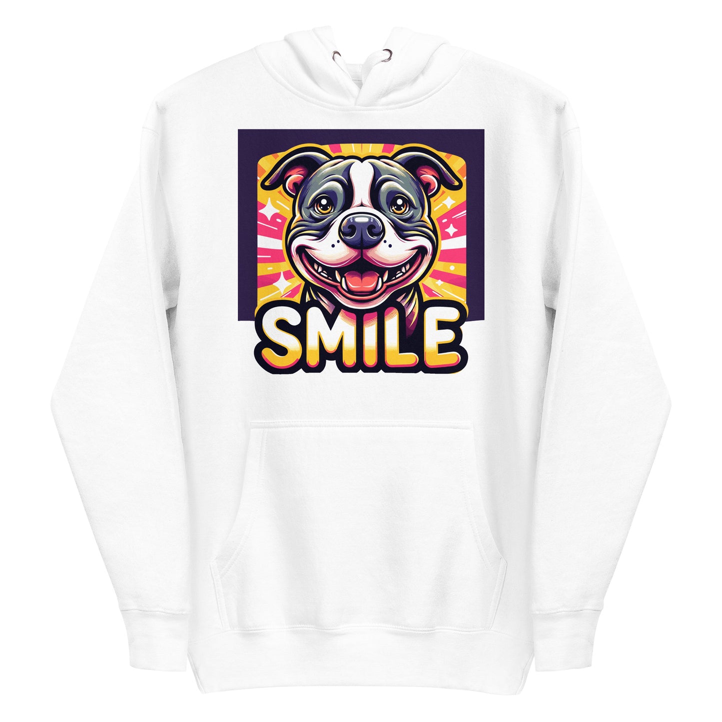 Beaming Buddy 'SMILE' Pitbull Hoodie - Pittie Choy