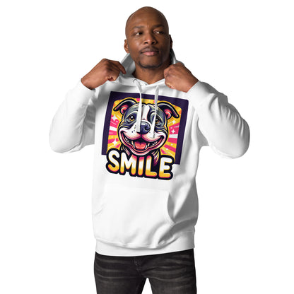 Beaming Buddy 'SMILE' Pitbull Hoodie - Pittie Choy