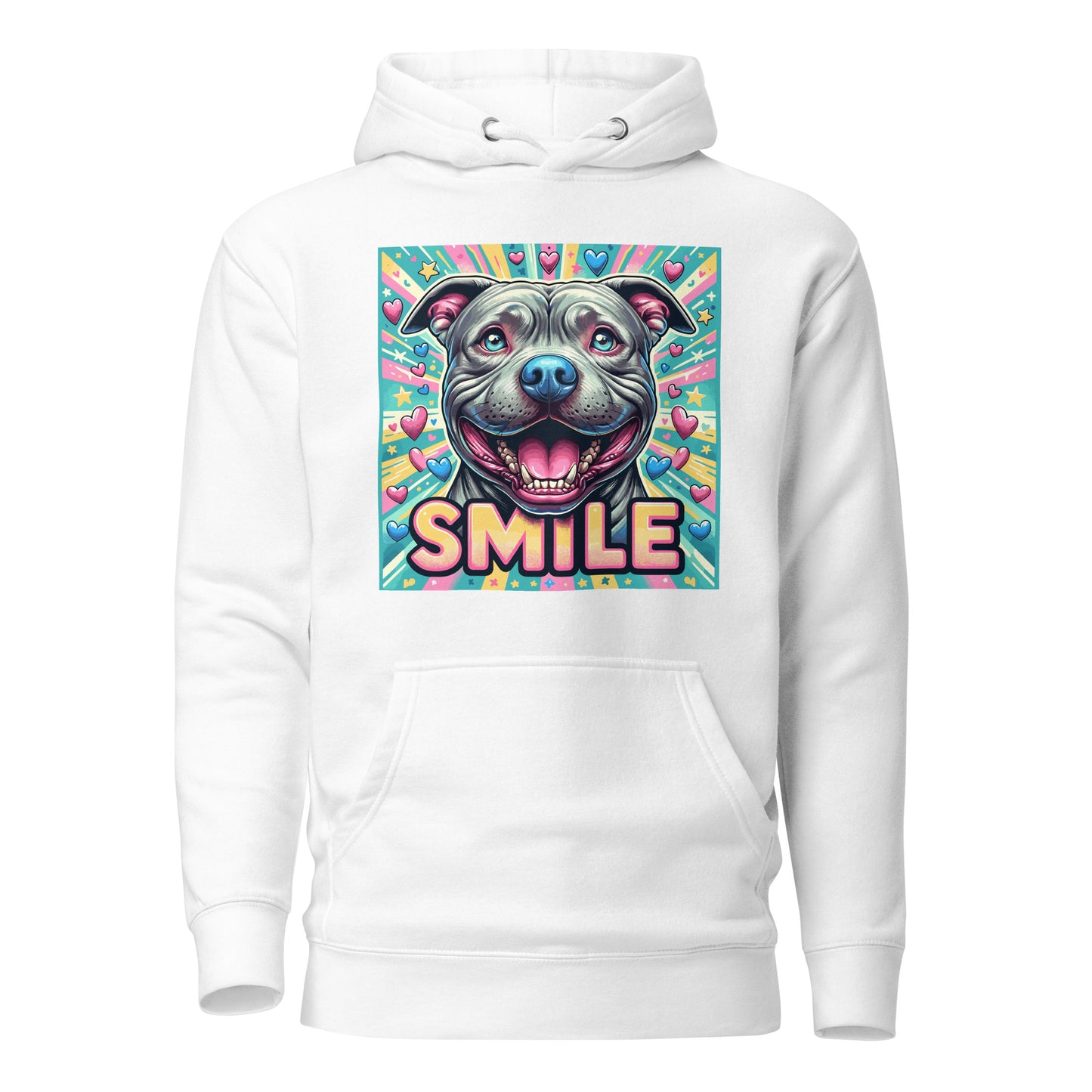 'Hearts & Smiles' Pitbull Hoodie - Pittie Choy