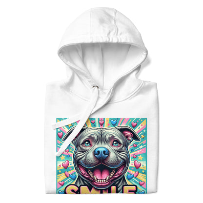 'Hearts & Smiles' Pitbull Hoodie - Pittie Choy