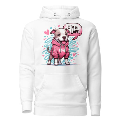 'Puppy Love' Pitbull Hoodie - Pittie Choy