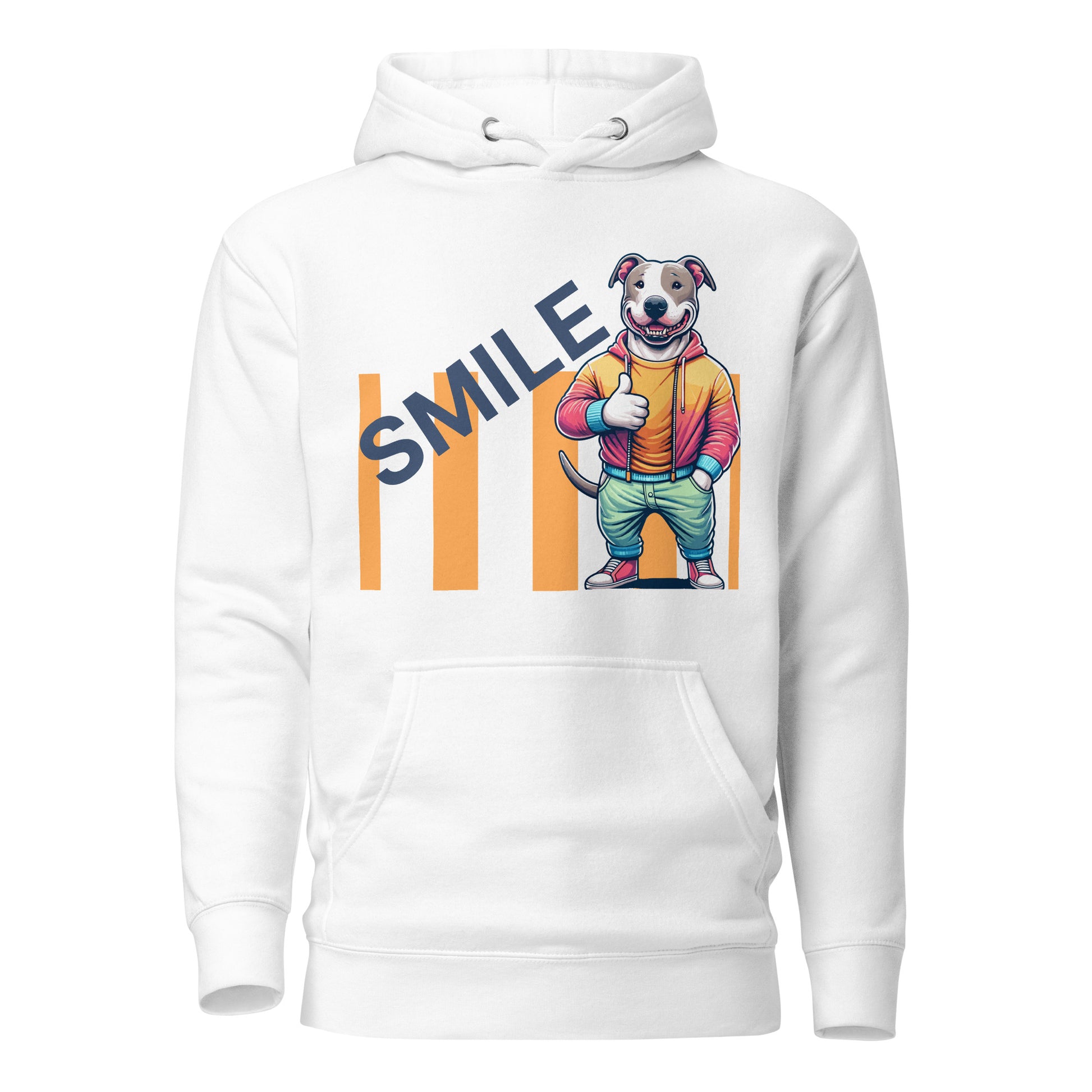 'Cool Pup' SMILE Pitbull Hoodie - Pittie Choy