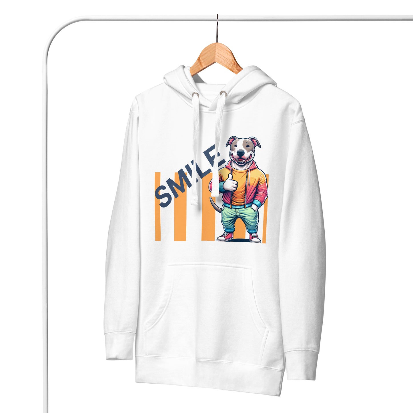 'Cool Pup' SMILE Pitbull Hoodie - Pittie Choy