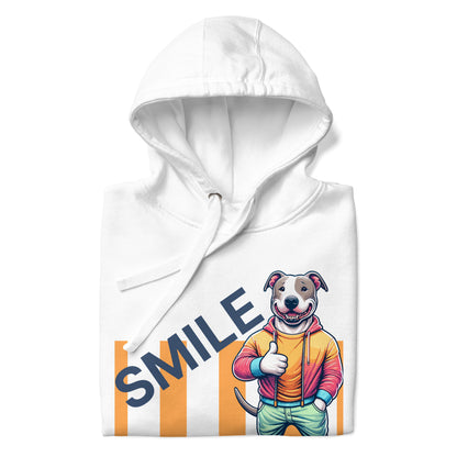 'Cool Pup' SMILE Pitbull Hoodie - Pittie Choy