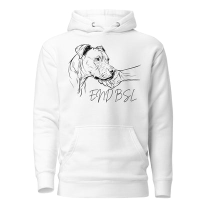 "End BSL" Pit Bull Hoodie for Women - Advocate with Comfort and Style - Pittie Choy