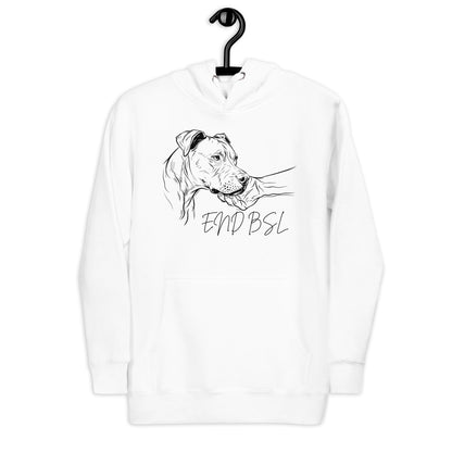 "End BSL" Pit Bull Hoodie for Women - Advocate with Comfort and Style - Pittie Choy