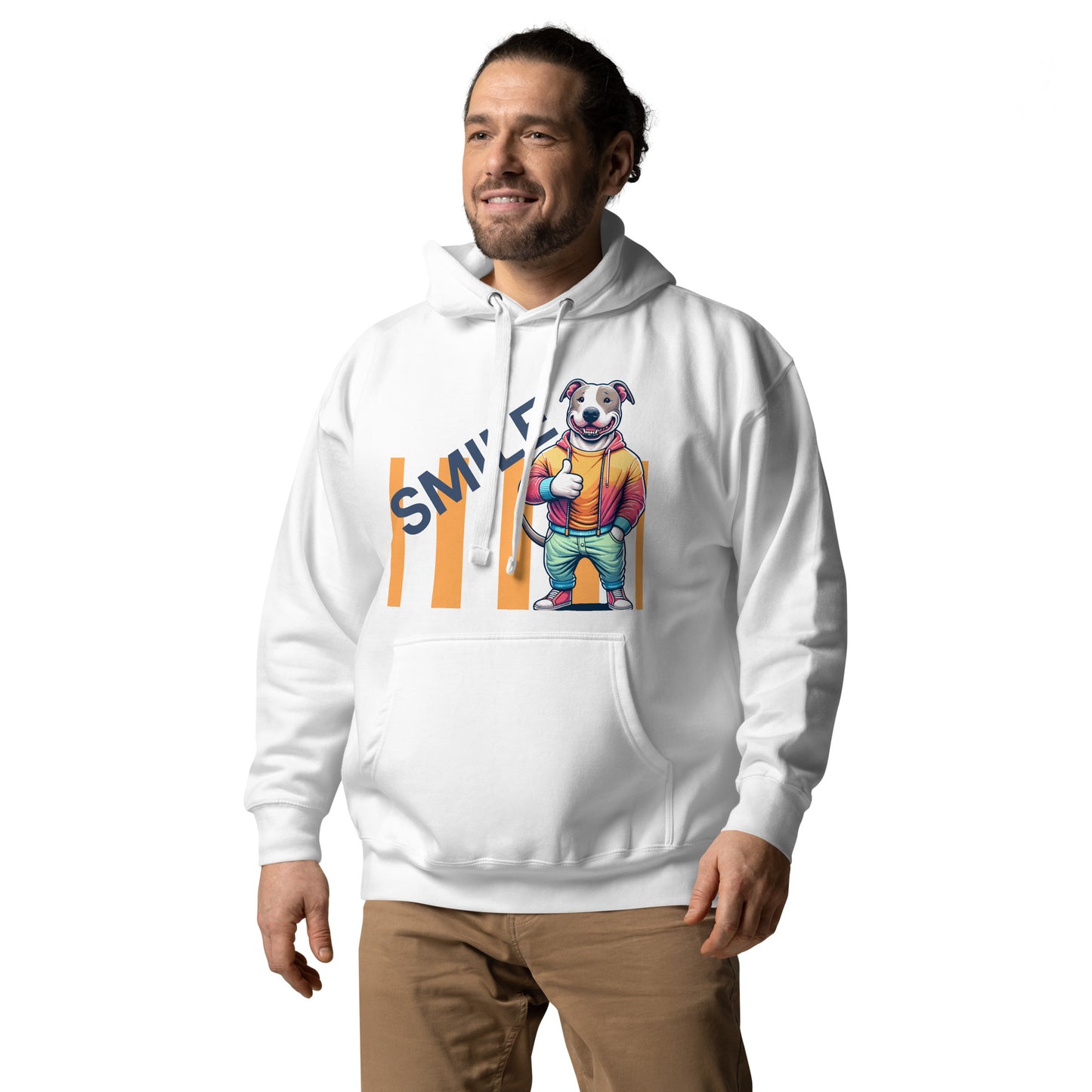 'Cool Pup' SMILE Pitbull Hoodie - Pittie Choy