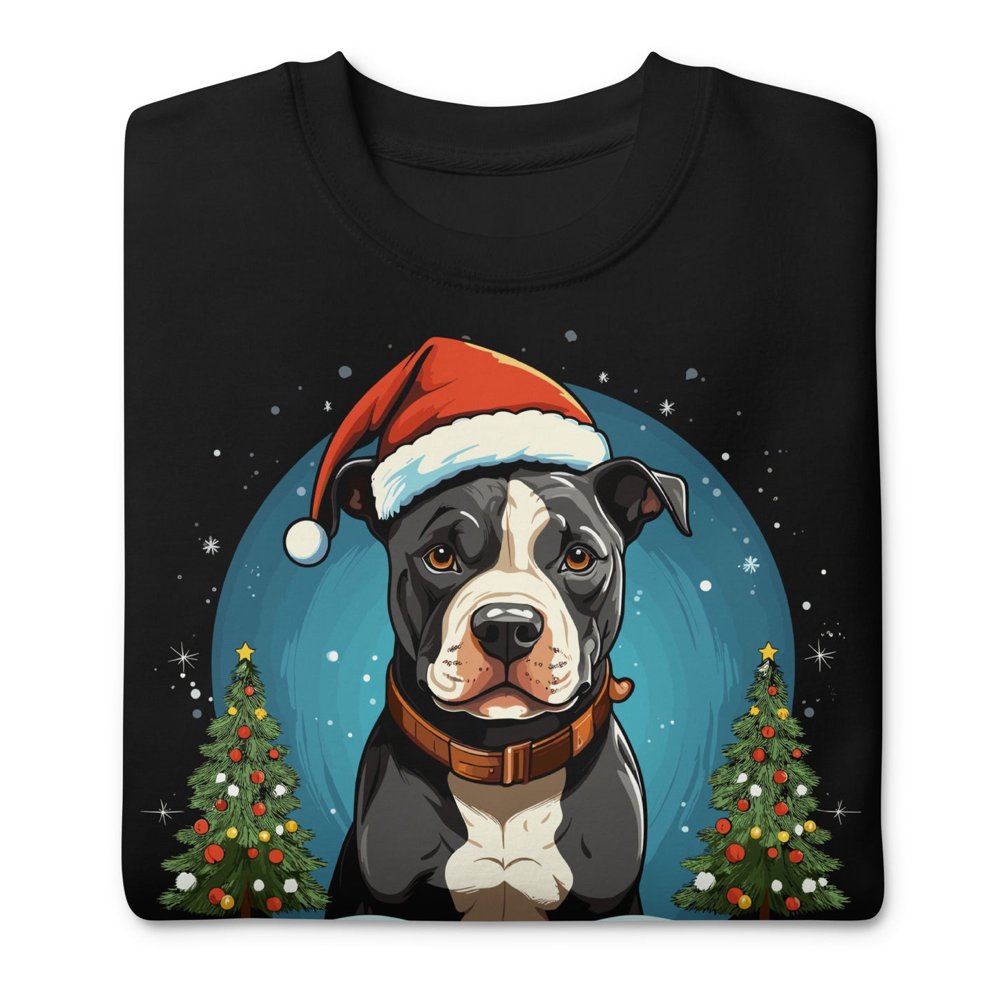 "Merry Pitmas" Pitbull Christmas Sweatshirt - Pittie Choy