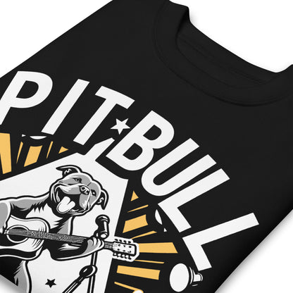 "Rockstar Paws" - Pitbull Mom Premium Sweatshirt - Pittie Choy