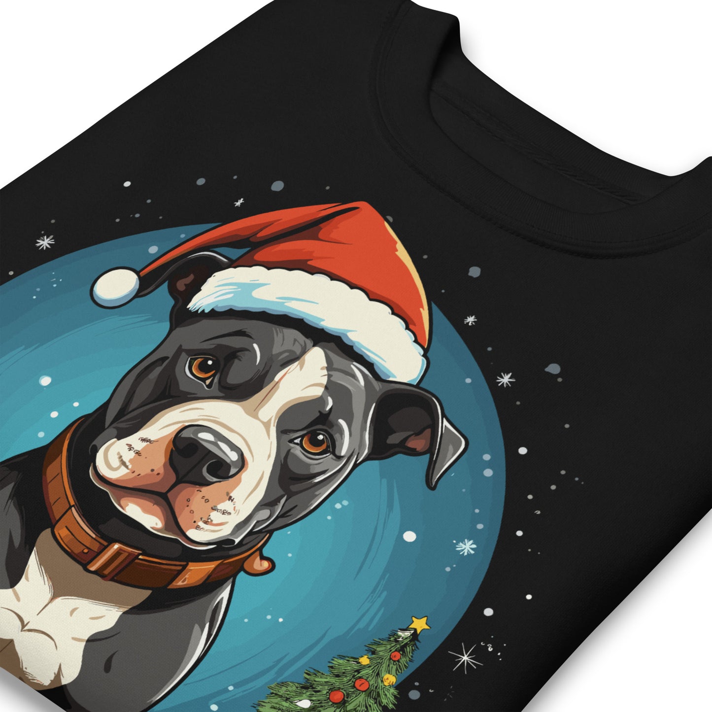 "Merry Pitmas" Pitbull Christmas Sweatshirt - Pittie Choy