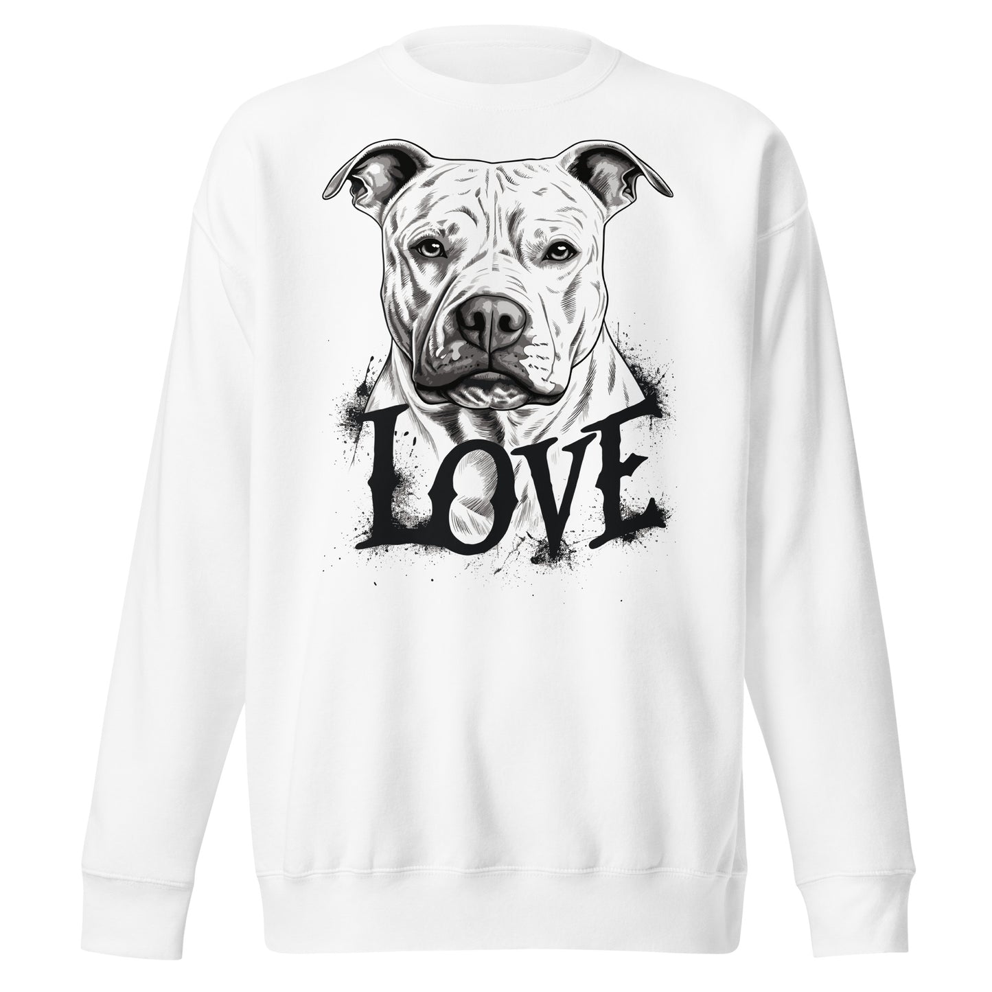 "Pure Affection" - Pitbull Love Premium Sweatshirt - Pittie Choy