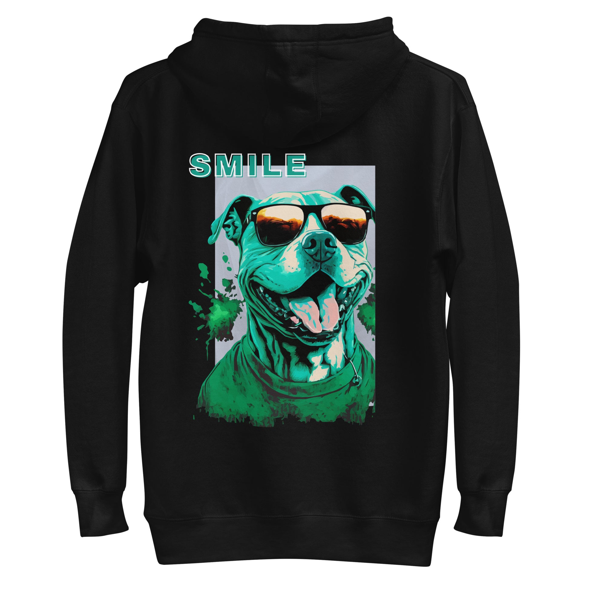 Pitbull Smile Hoodie - Spread Joy and Positive Vibes - Pittie Choy