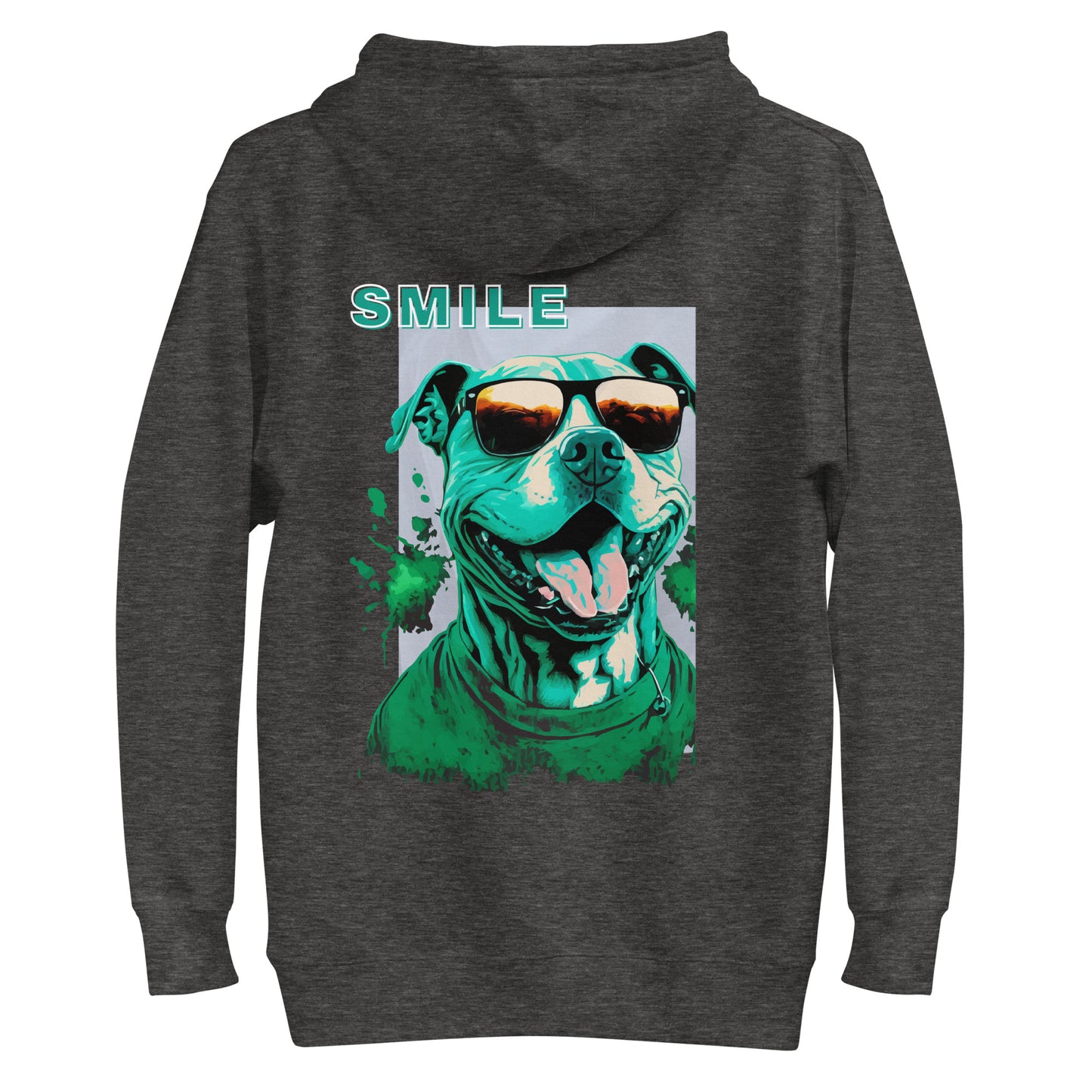 Pitbull Smile Hoodie - Spread Joy and Positive Vibes - Pittie Choy