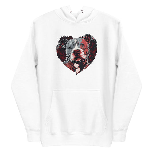 Heart of a Pitbull Hoodie - Pittie Choy