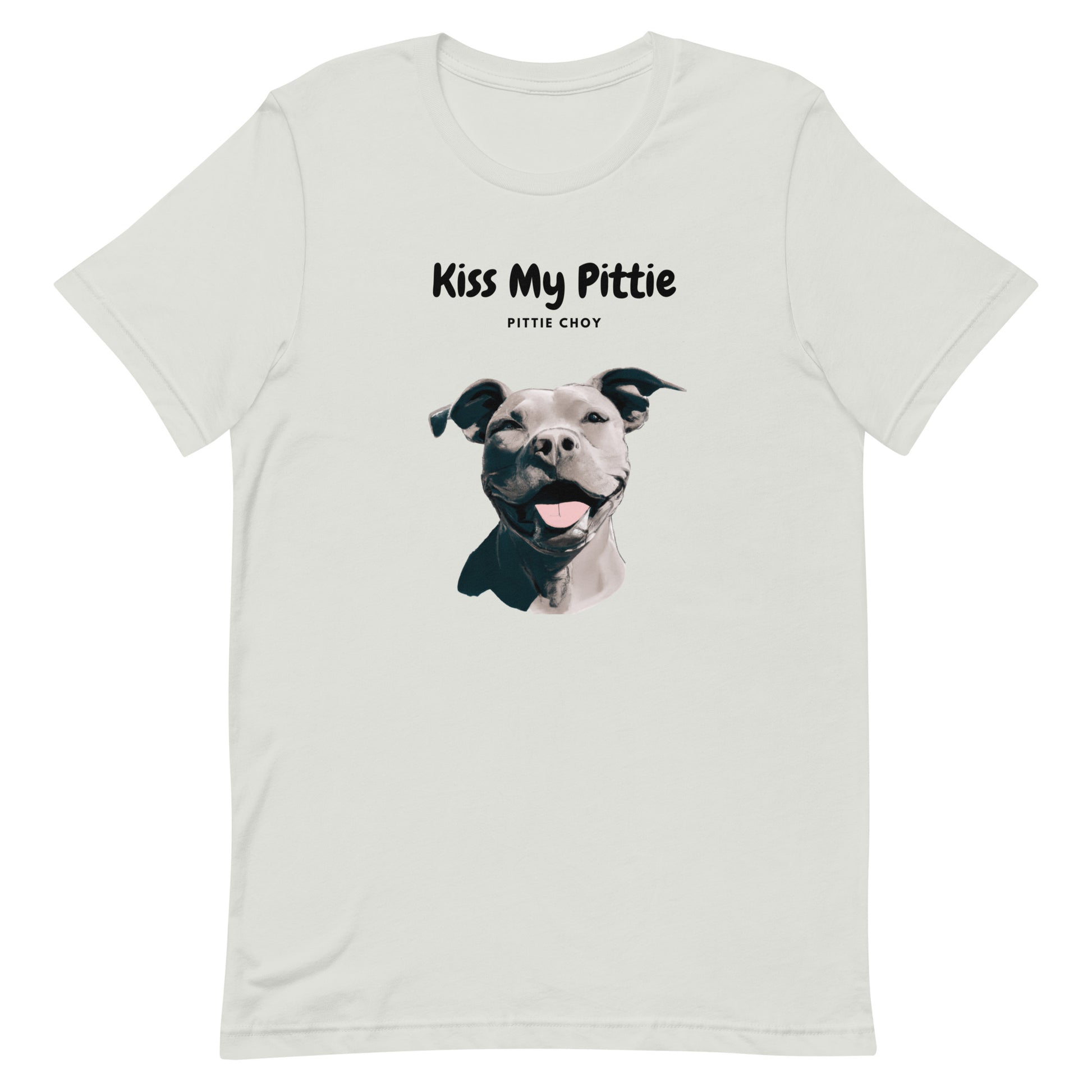 Kiss My Pittie Unisex T-shirt - Pinky tee - Pittie Choy